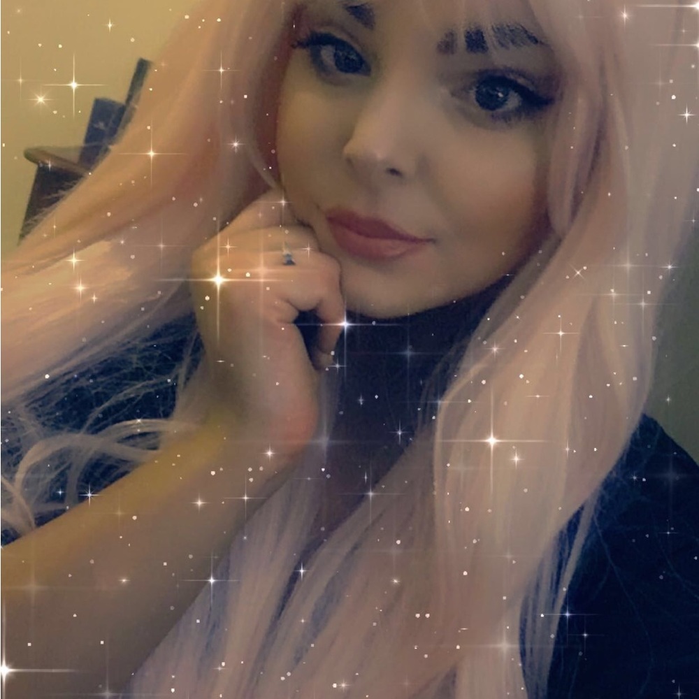 Pink wig